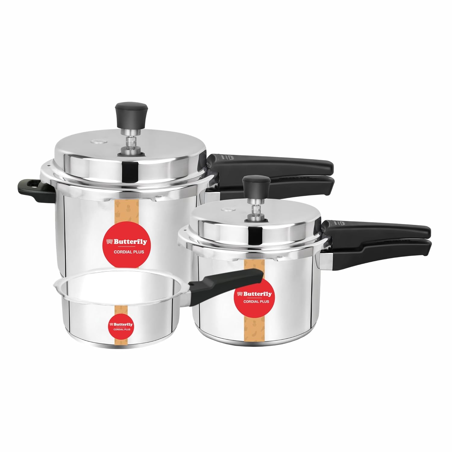Stainless steel pressure cooker for faster cooking